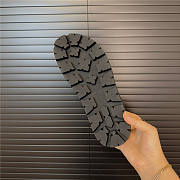 Prada Triangle-Logo Flip Flops Black - 4