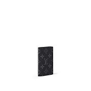 LV Pocket Organizer Monogram Eclipse Size 7.5 x 11 x 1 cm - 4