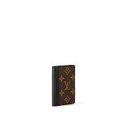 LV Pocket Organizer Monogram Macassar Canvas Size 7.5 x 11 x 1 cm - 2