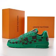 Louis Vuitton LV Trainer Sneaker Damier Pop Green 1ACN5D - 1