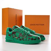 Louis Vuitton LV Trainer Sneaker Damier Pop Green 1ACN5D - 4