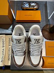 Louis Vuitton LV Trainer Sneaker White Brown 1AD7S9 - 5