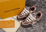 Louis Vuitton Skate Sneaker Brown Snakeskin 1ABMG6 - 3