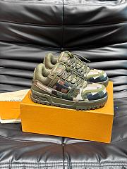 LV Trainer Maxi Sneaker Green Damoflage Damier 1ACNCZ - 4