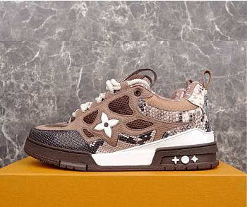 Louis Vuitton Skate Sneaker Brown Snakeskin 1ABMG6