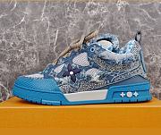 Louis Vuitton Skate Trainer Blue Swarovski Monogram 1ABMHB - 1