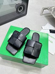 Bottega Veneta Patch Flat Mules Black - 1