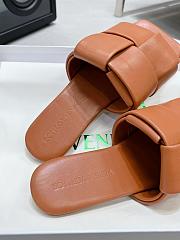 Bottega Veneta Patch Flat Mules Brown - 6