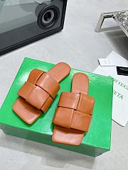 Bottega Veneta Patch Flat Mules Brown - 4