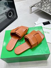 Bottega Veneta Patch Flat Mules Brown - 2