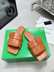 Bottega Veneta Patch Flat Mules Brown - 3