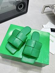 Bottega Veneta Patch Flat Mules Green - 1