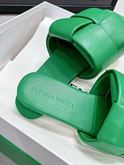 Bottega Veneta Patch Flat Mules Green - 2