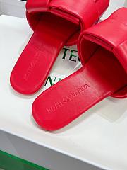 Bottega Veneta Patch Flat Mules Red - 4