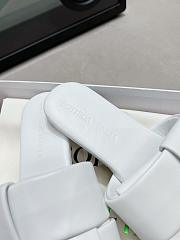 Bottega Veneta Patch Flat Mules White - 6