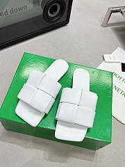 Bottega Veneta Patch Flat Mules White - 4