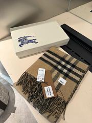 Burberry Plaid Scarf 1160 Brown Size 210x45cm - 5