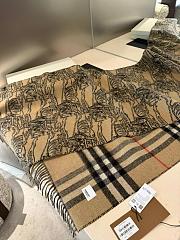 Burberry Plaid Scarf 1160 Brown Size 210x45cm - 3