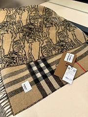 Burberry Plaid Scarf 1160 Brown Size 210x45cm - 2