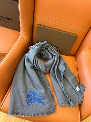 Burberry Scarf Cashmere 1157 Grey Size 200x100cm - 1