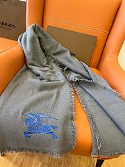 Burberry Scarf Cashmere 1157 Grey Size 200x100cm - 6