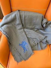 Burberry Scarf Cashmere 1157 Grey Size 200x100cm - 4