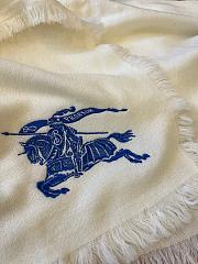 Burberry Scarf Cashmere 1157 White Size 200x100cm - 6