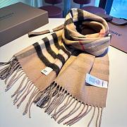 Burberry Scarf Unisex Beige 1134 Size 190x38cm - 2