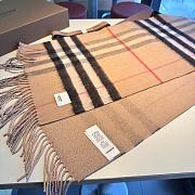 Burberry Scarf Unisex Beige 1134 Size 190x38cm - 5