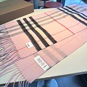 Burberry Scarf Unisex Pink 1134 Size 190x38cm - 5