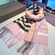 Burberry Scarf Unisex Pink 1134 Size 190x38cm - 1