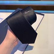 Dior Silk Necktie Black 1121 Size 7cm - 4