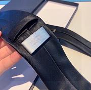 Dior Silk Necktie Black 1121 Size 7cm - 3