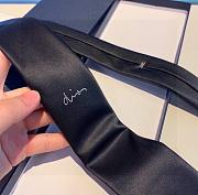 Dior Silk Necktie Black 1121 Size 7cm - 2