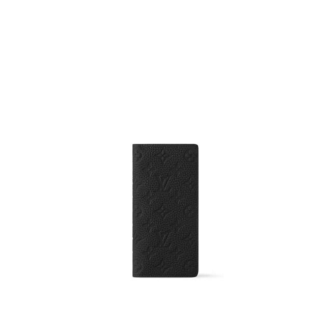 LV Brazza Wallet Monogram Taurillon Leather Size 10 x 19 x 2 cm - 1
