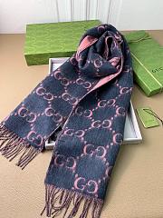 Gucci Scarf Unisex Pink 1132 Size 196x32cm - 1