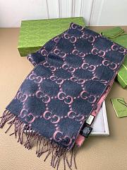 Gucci Scarf Unisex Pink 1132 Size 196x32cm - 5