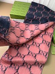 Gucci Scarf Unisex Pink 1132 Size 196x32cm - 3