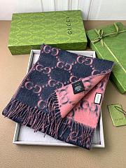 Gucci Scarf Unisex Pink 1132 Size 196x32cm - 2