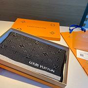 LV Eclipse Scarf Black Grey 1138 Size 200x30cm - 5