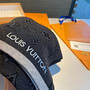 LV Eclipse Scarf Black Grey 1138 Size 200x30cm - 4