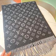 LV Monogram Scarf Black 1147 Size 200x35cm - 2