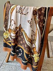 LV Scarf 1059 Orange Size 100x200cm - 6