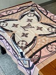 LV Scarf 1059 Pink Size 100x200cm - 6