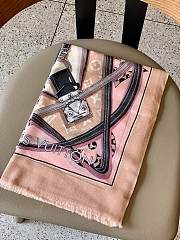 LV Scarf 1059 Pink Size 100x200cm - 5