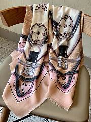 LV Scarf 1059 Pink Size 100x200cm - 3