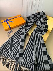 LV Scarf for Men Black 1136 - 6