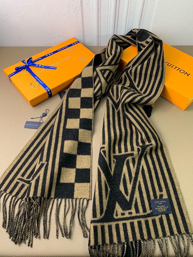 LV Scarf for Men Yellow 1136 - 1