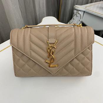 Saint Laurent Beige Bag 1450YS Size 21x13x6cm