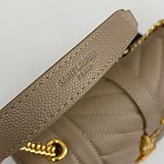 Saint Laurent Beige Bag 1450YS Size 21x13x6cm - 3